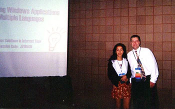 Conférence CA-World 2000 en Nouvelle-Orléans - Dalila Rézig et Jean-Paul Bleau