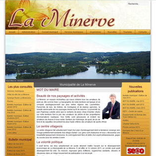 Site de la municipalité de La Minerve