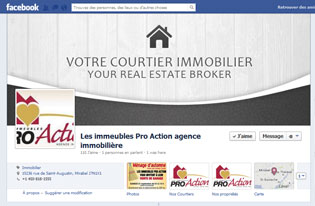 Facebook Page for Les Immeubles Pro-Action inc.
